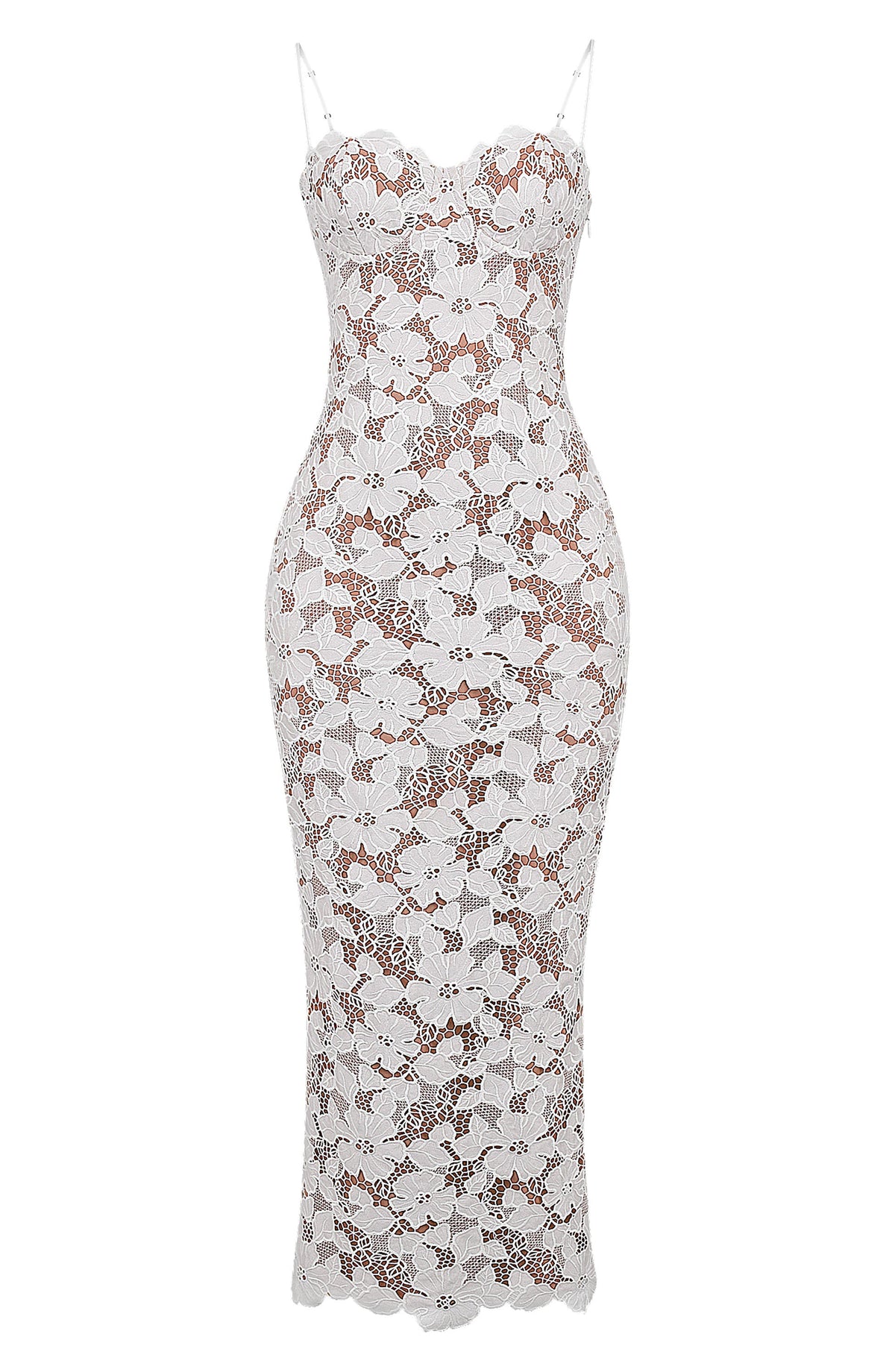 Keyhole Neckline Chiffon Mini Dress