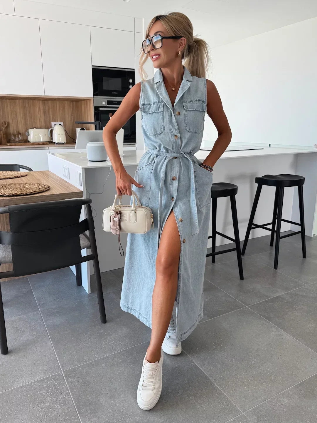 denim belt dress Women's Cocktail Midi with 37” Petite length Indian bridesmaids Length:Long (34 Inches) modèles de robe de soirée vintage