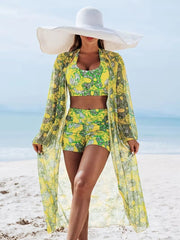 Elegant Halter Neck Cover-Up Set Beach