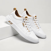 Fitted Low-Top Sneaker with Lace-Up Closure for Men