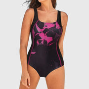 Abstract Fitted Swimsuit with Tailored Design Fit Beach Pool