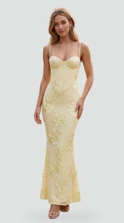 Bodycon Floral Maxi with Spaghetti Straps