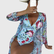 Floral Print Swimsuit Set Beachwear