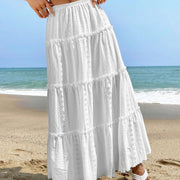Flowy A-Line Cotton Skirt