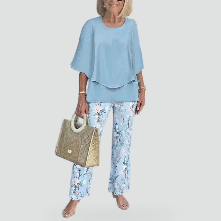 flowy-half-sleeve-top-and-printed-pants--7