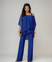 Layered Two-Piece Set Relaxed Fit Casual Wear Breathable Lightweight