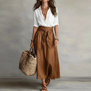 Women's Pajama Set – Linen Co-Ord – All-Day Comfort