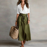 Women's Pajama Set – Linen Co-Ord – All-Day Comfort