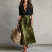 Women's Pajama Set – Linen Co-Ord – All-Day Comfort