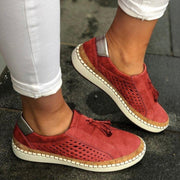 Lightweight Perforated Slip-On Shoes Breathable Slip Resistant Comfort
