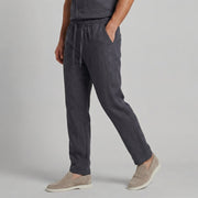 Linen Drawstring Pants Lightweight Smart Casual Wear Summer Breathable