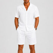 Linen Short Sleeve Set