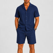 Linen Short Sleeve Set