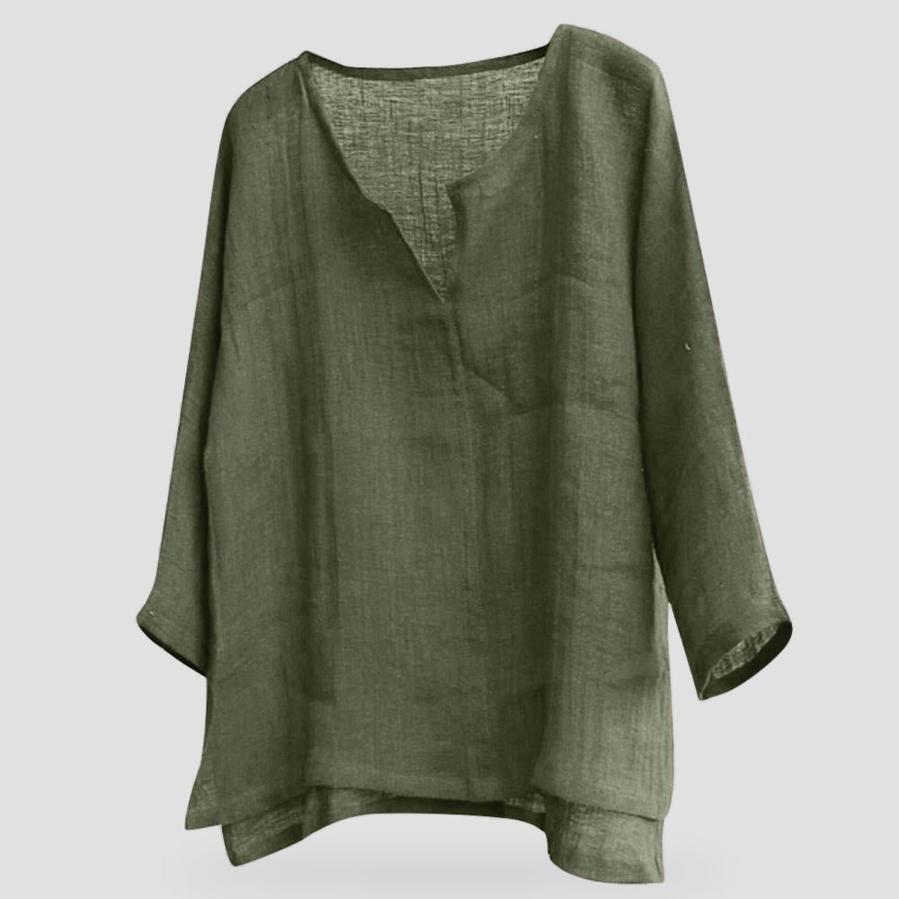 linen-v-neck-blouse-13