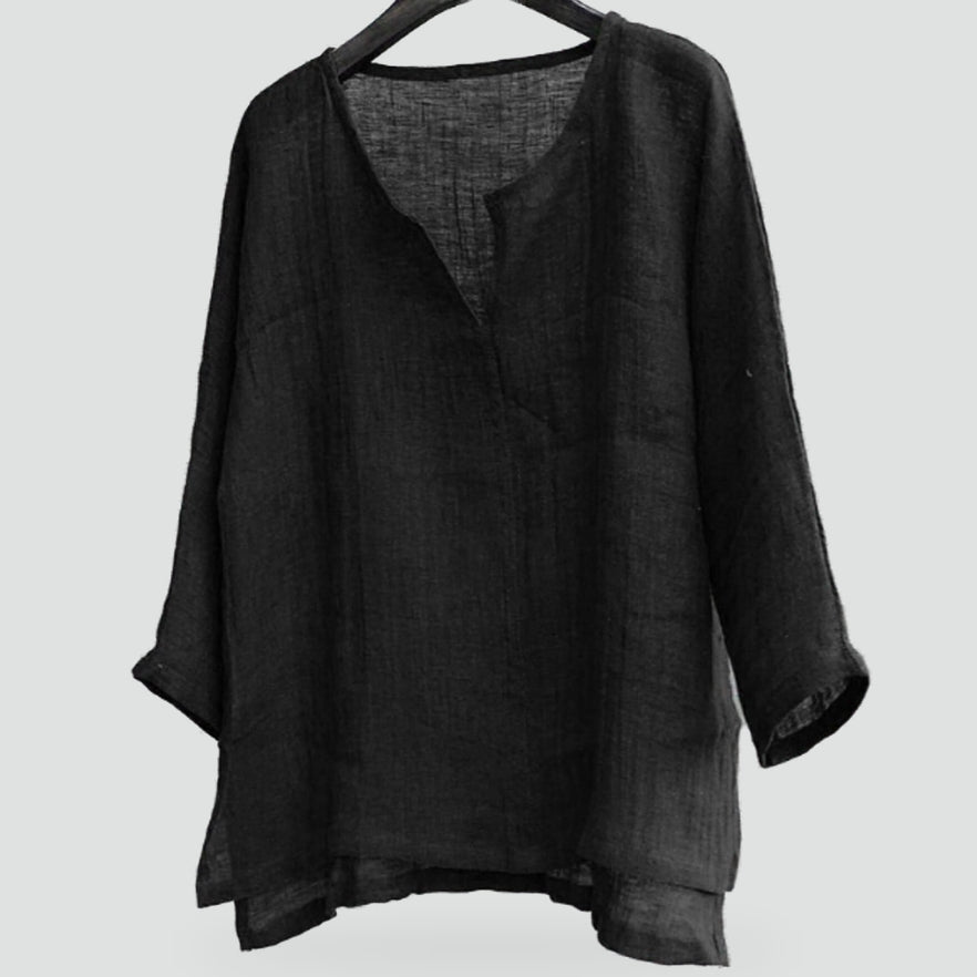 linen-v-neck-blouse-6