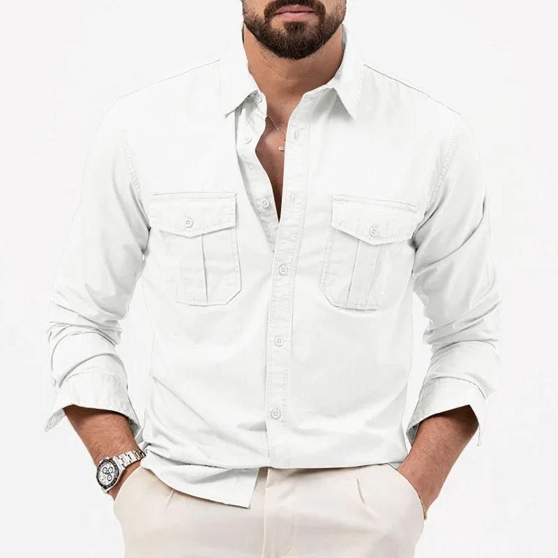 Langarm Polo Herren | Utility & Vielseitig