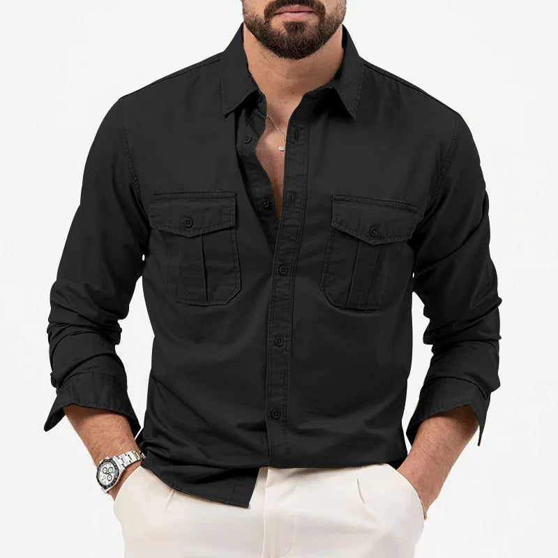Langarm Polo Herren | Utility & Vielseitig