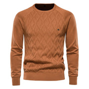 Men's Cable Knit Sweater with Classic Design for Comfortable Everyday Wear