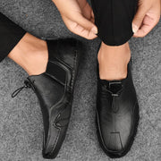 Men's Casual Suede Loafers with Mesh Detail for Everyday Comfort
