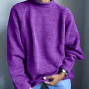 Men's Cozy Knit Sweater for Warmth and Comfort in Casual Settings