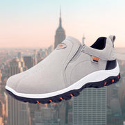 Men's Cushioned Slip-On Sneakers with Shock-Absorbing Sole for Comfort