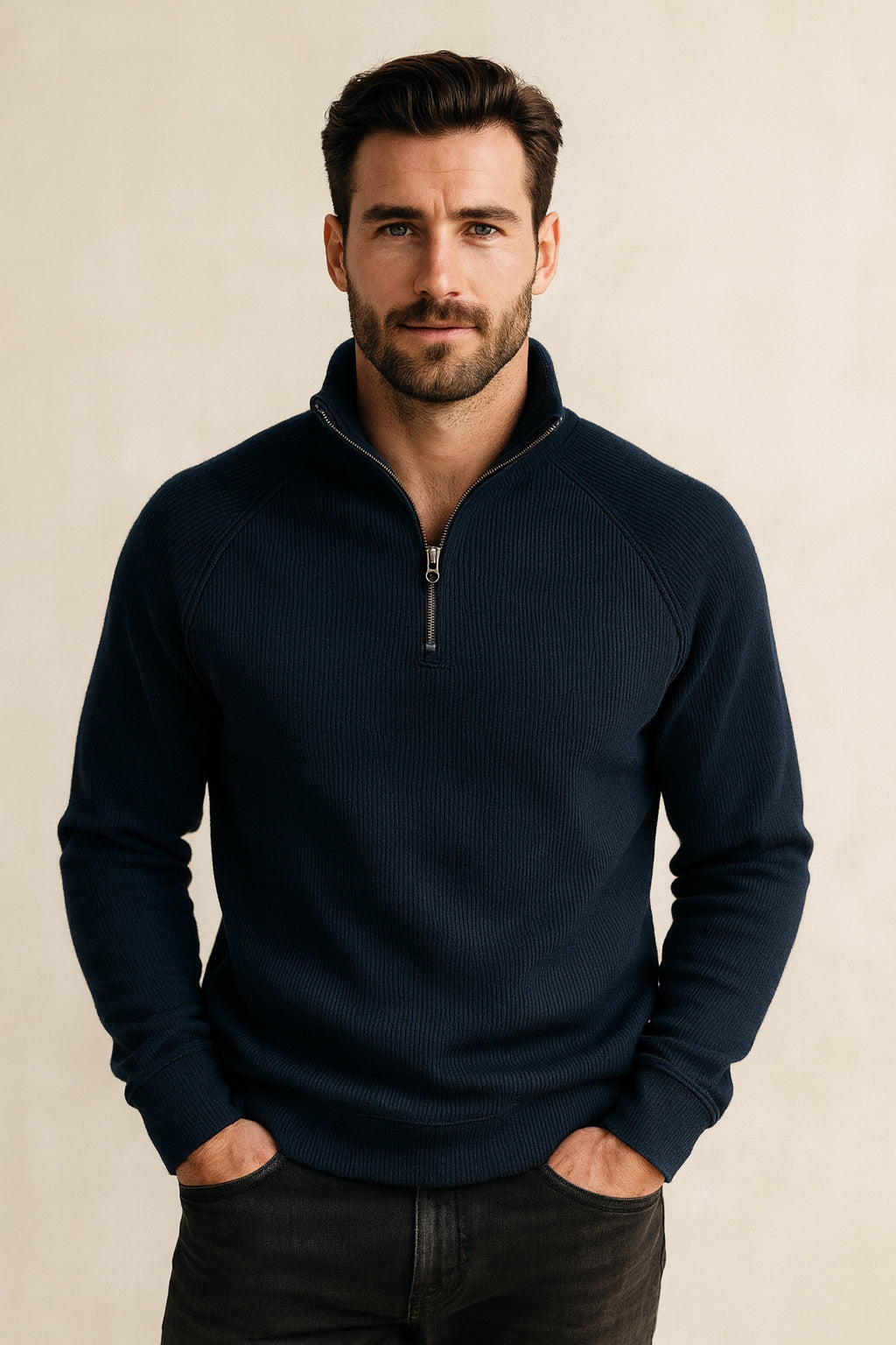 Pull Molletonné en Polyester Owen - Col Camionneur & Doublure Fleece