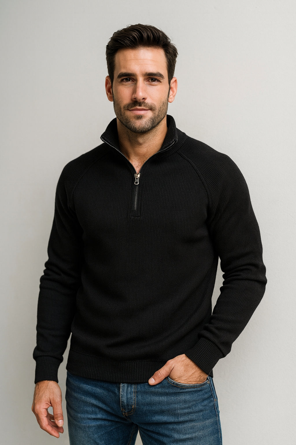 Pull Molletonné en Polyester Owen - Col Camionneur & Doublure Fleece