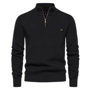 Men's Half-Zip Sweater for Stylish Layering and Comfortable Wear