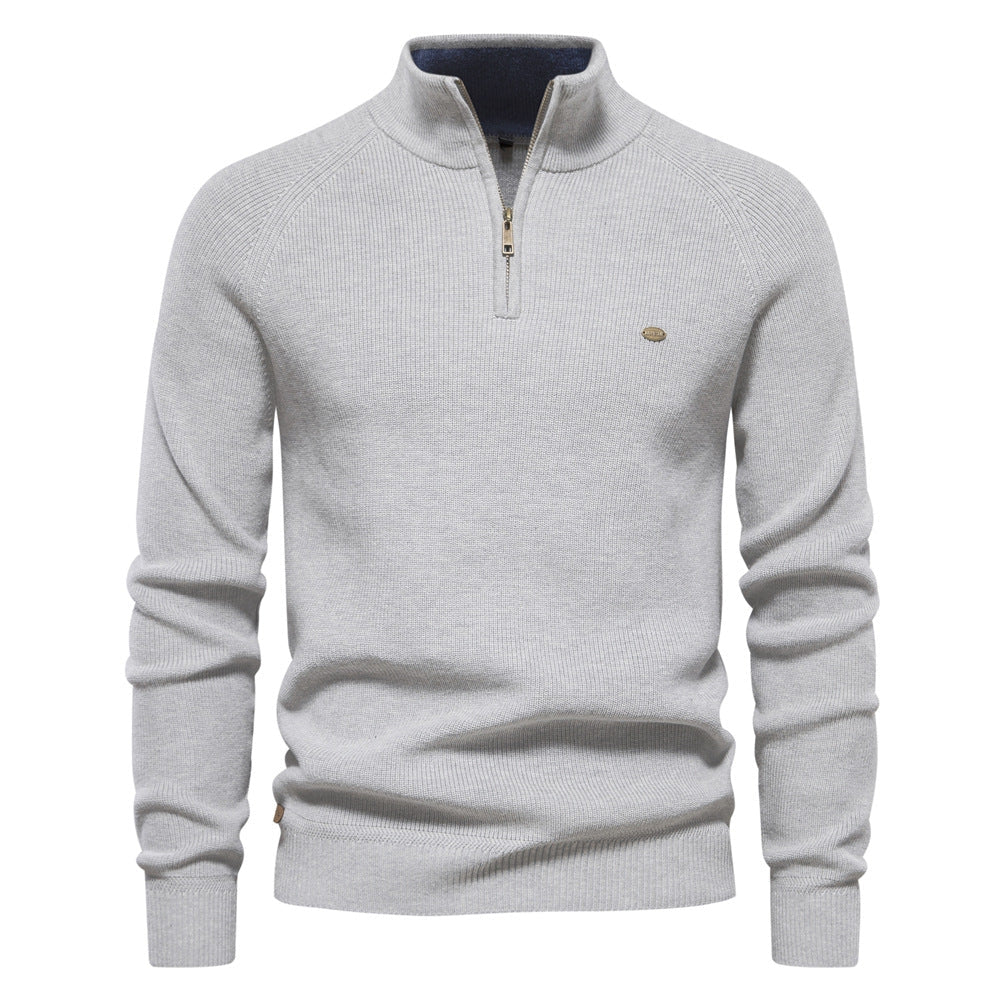 Half-Zip Trui Heren | Ademend Warm & Zacht Draaggevoel