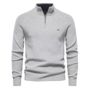 Men's Half-Zip Sweater for Stylish Layering and Comfortable Wear
