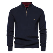 Men's Half-Zip Sweater for Stylish Layering and Comfortable Wear
