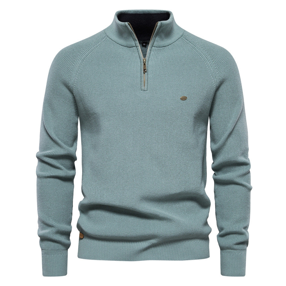 Half-Zip Trui Heren | Ademend Warm & Zacht Draaggevoel
