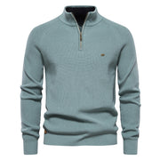 Men's Half-Zip Sweater for Stylish Layering and Comfortable Wear