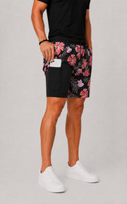 Men's Hawaiian Flamingo Swim Shorts
