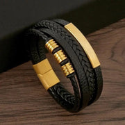 Men's Leather Bracelet Braided Design Casual Summer Accessory