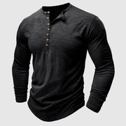 Men's Long Sleeve Henley Shirt for Cute Casual Styles and Everyday Wear