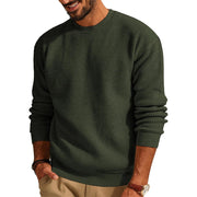 Men's Loose Fit Acrylic Sweater for Casual Wear