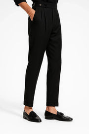 Men's Modern Fit Trousers with Pleats for Stylish Wedding Guest Outfits