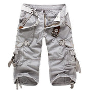 Men's Multi-Pocket Cargo Shorts Utility Style Casual Summer Wear Adjustable