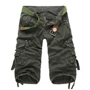 Men's Multi-Pocket Cargo Shorts Utility Style Casual Summer Wear Adjustable