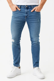 Men's Slim Fit Stretch Jeans for Comfortable and Stylish Everyday Wear