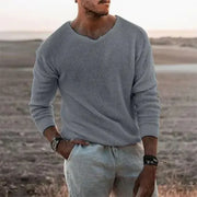 Men's Soft Knit Winter Sweater with Comfortable Fit for Cold Days