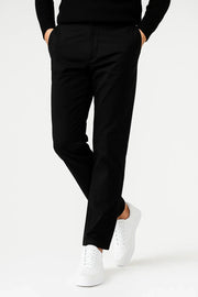 Men's Stretch Chino Pants with Breathable Cotton and Functional Pockets