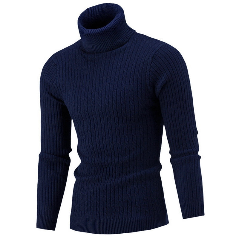 Pull Soan à col roulé pour homme, maille douce et coupe confortable adaptée aux journées hivernales.