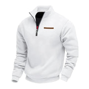 Men's Zip-Up Sweater for Designer Clothes for Men and Stylish Everyday Wear