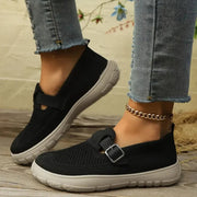 Adjustable Mesh Walking Sandals with Buckle Casual Comfort Everyday Wear Cushioned Breathable