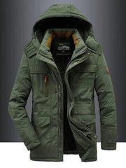 Modern Men's Winter Jacket with Fleece and Sherpa Lining for Comfort