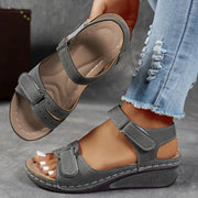 Orthopedic Strap Sandals with Velcro Casual Dress Ergonomic