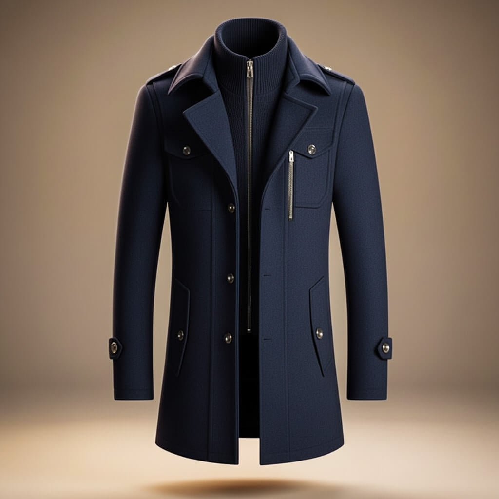 Marco Legacy Virgin Wool Coat - York Miller