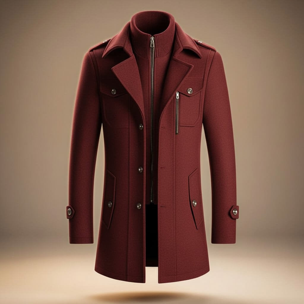 Marco Legacy Virgin Wool Coat - York Miller